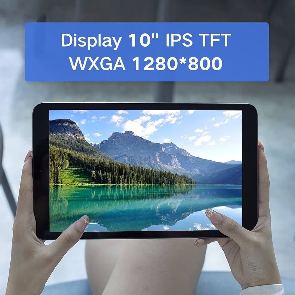 Coolpad Tablet 10" HD Android 10 Tablet, Qualcomm 64bit Processor, Drop Protection, 32GB Storage, 3GB RAM, Quick Charge 3.0, Medieval Gray, 3667AT (Tasker 10" 3GB/32/GB) w/ Protective Case