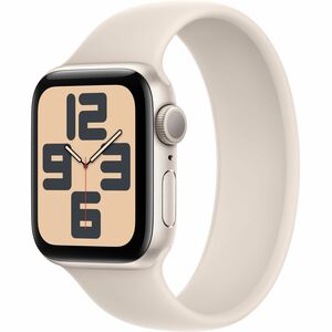 Apple Watch SE 2nd Gen GPS 40mm Smartwatch with Starlight Aluminium Case with Starlight Sport Band M/L